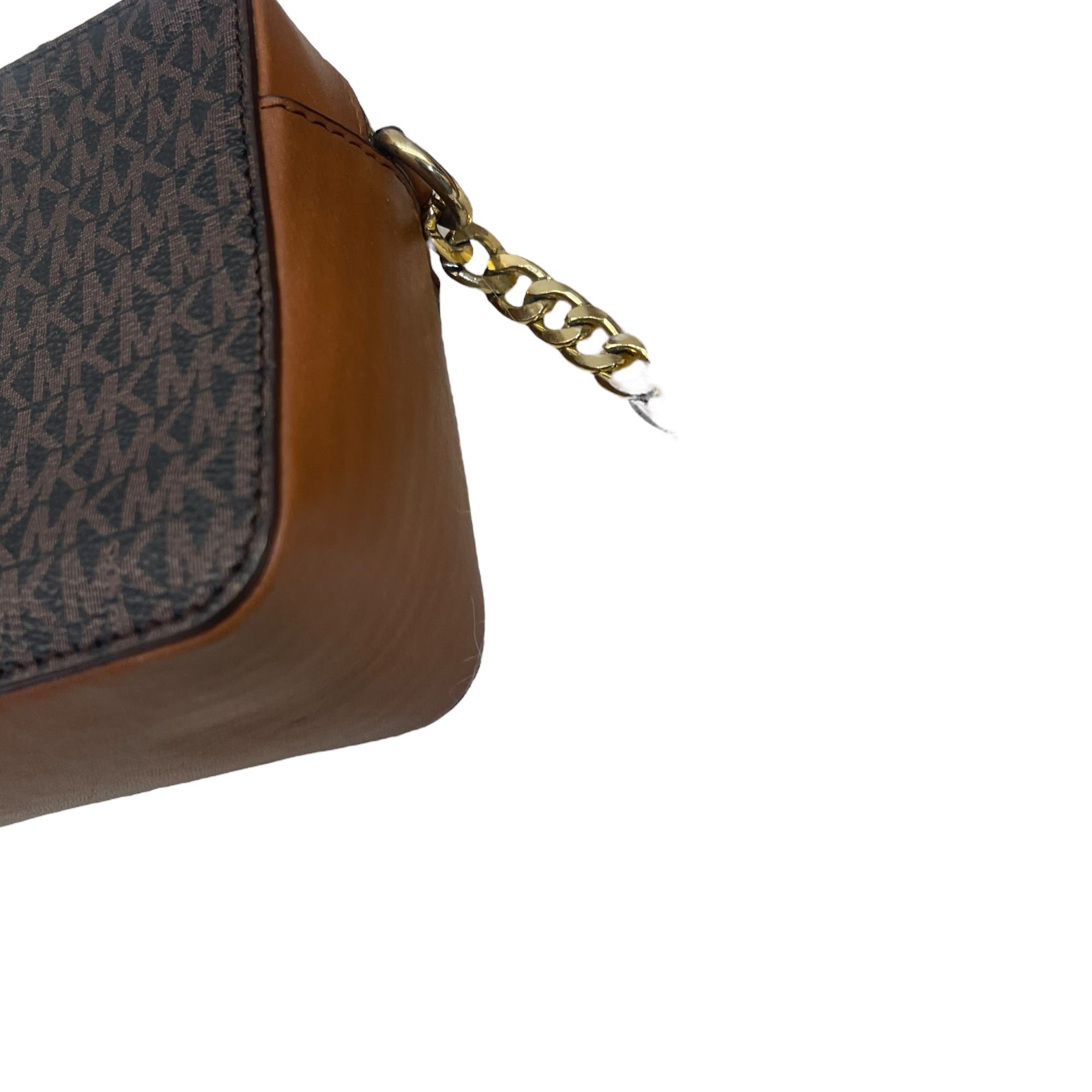 Michael Kors Jet Set Brown Logo Crossbody Bag