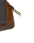 Michael Kors Jet Set Brown Logo Crossbody Bag