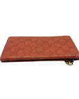 Gucci Continental Wallet in Orange Leather