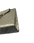 Gucci Beige Metallic Guccissima Leather Large Emily Chain Shoulder Bag