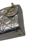 Christian Dior Mini Lady Dior Metallic Cannage Bag