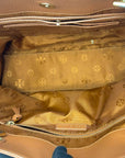 Tory Burch Brown Embossed Leather Bryant East West Tote Bag