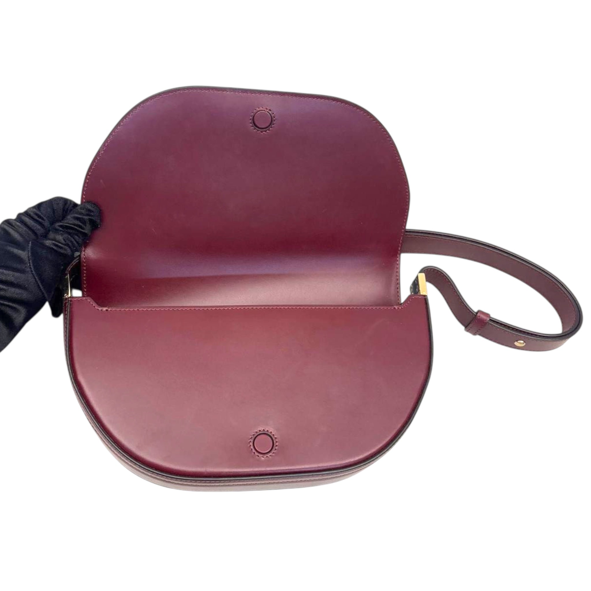 Burberry Burgundy Olympia Small Bag