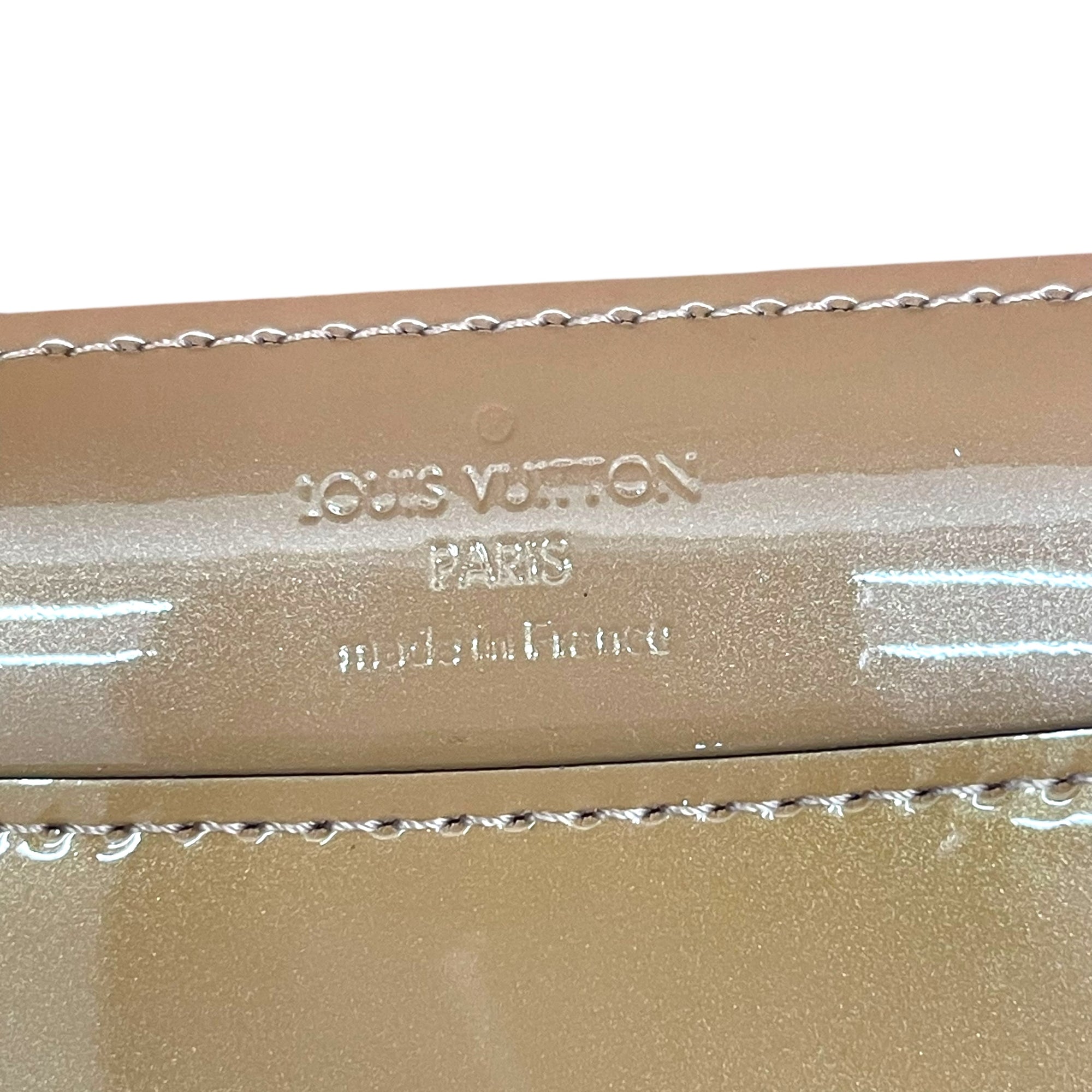 Louis Vuitton Patent Leather Louise MM Clutch