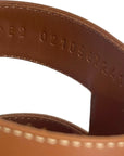 Hermes Oran Leather Sandals EU 38.5