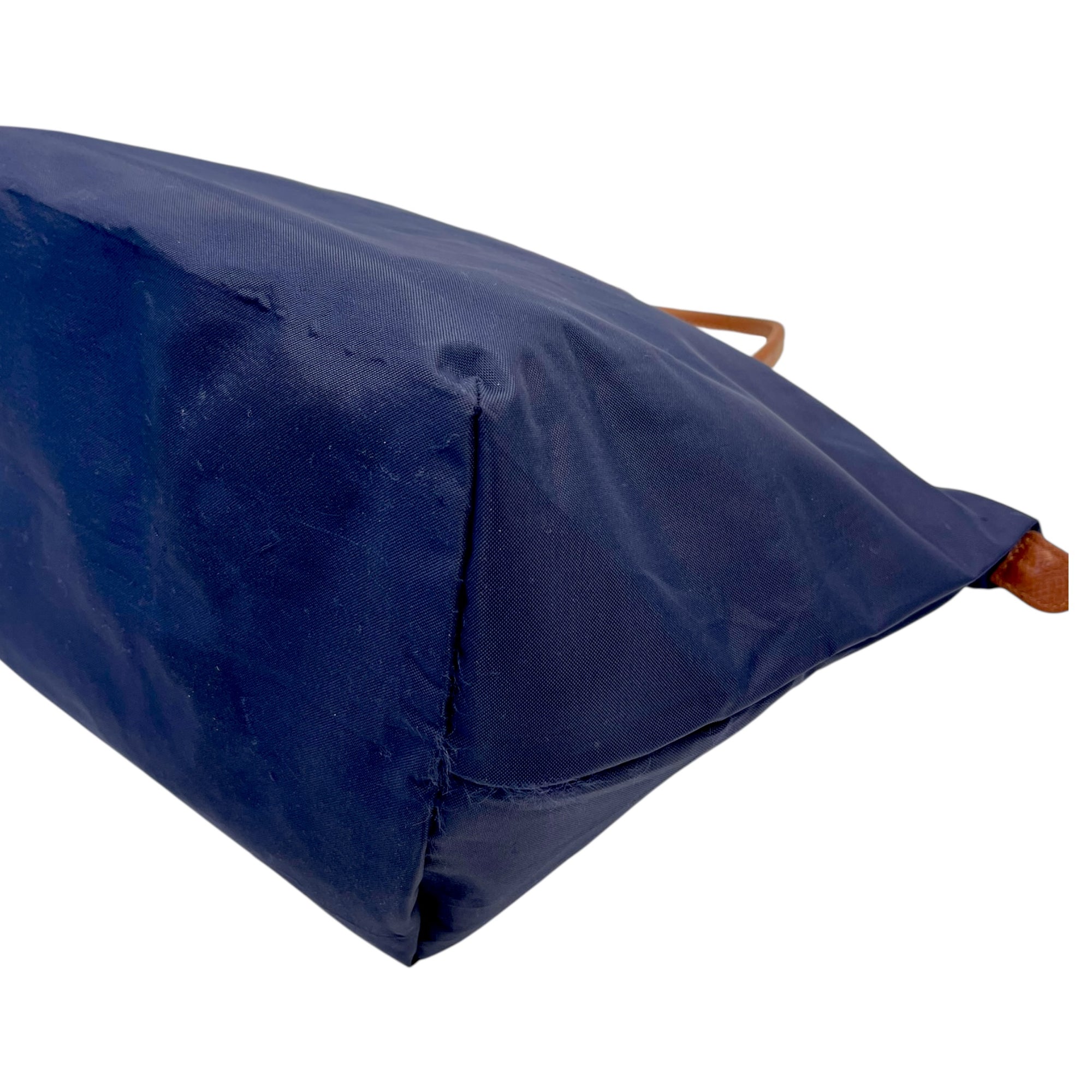 Longchamp Navy Blue Nylon Le Pliage Tote Bag