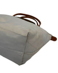 Longchamp White Nylon Small Le Pliage Tote Bag