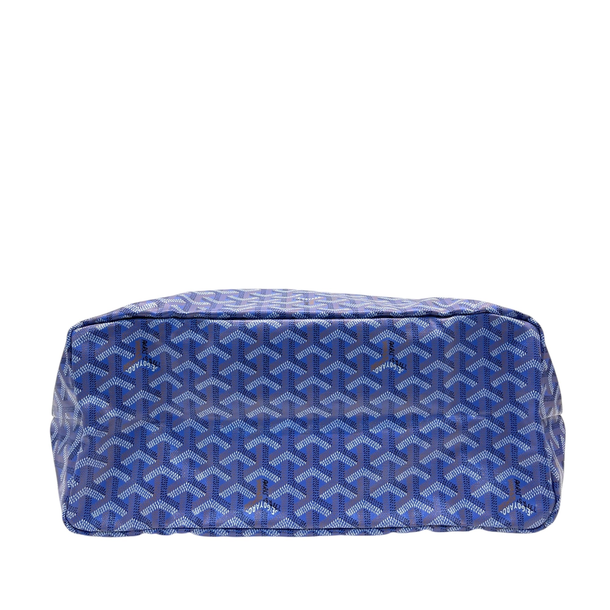 Goyard Le Jardin Saint Louis PM Tote Bag Sky blue Goyardine coated canvas