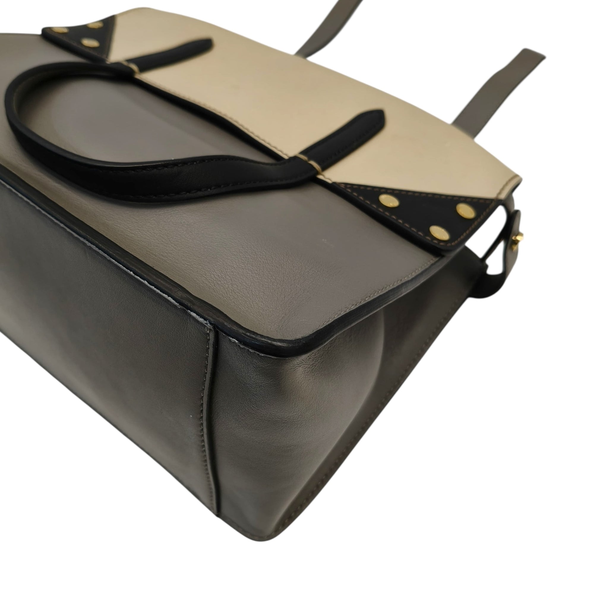 Fendi Tri-Color Grace Leather Flip Bag