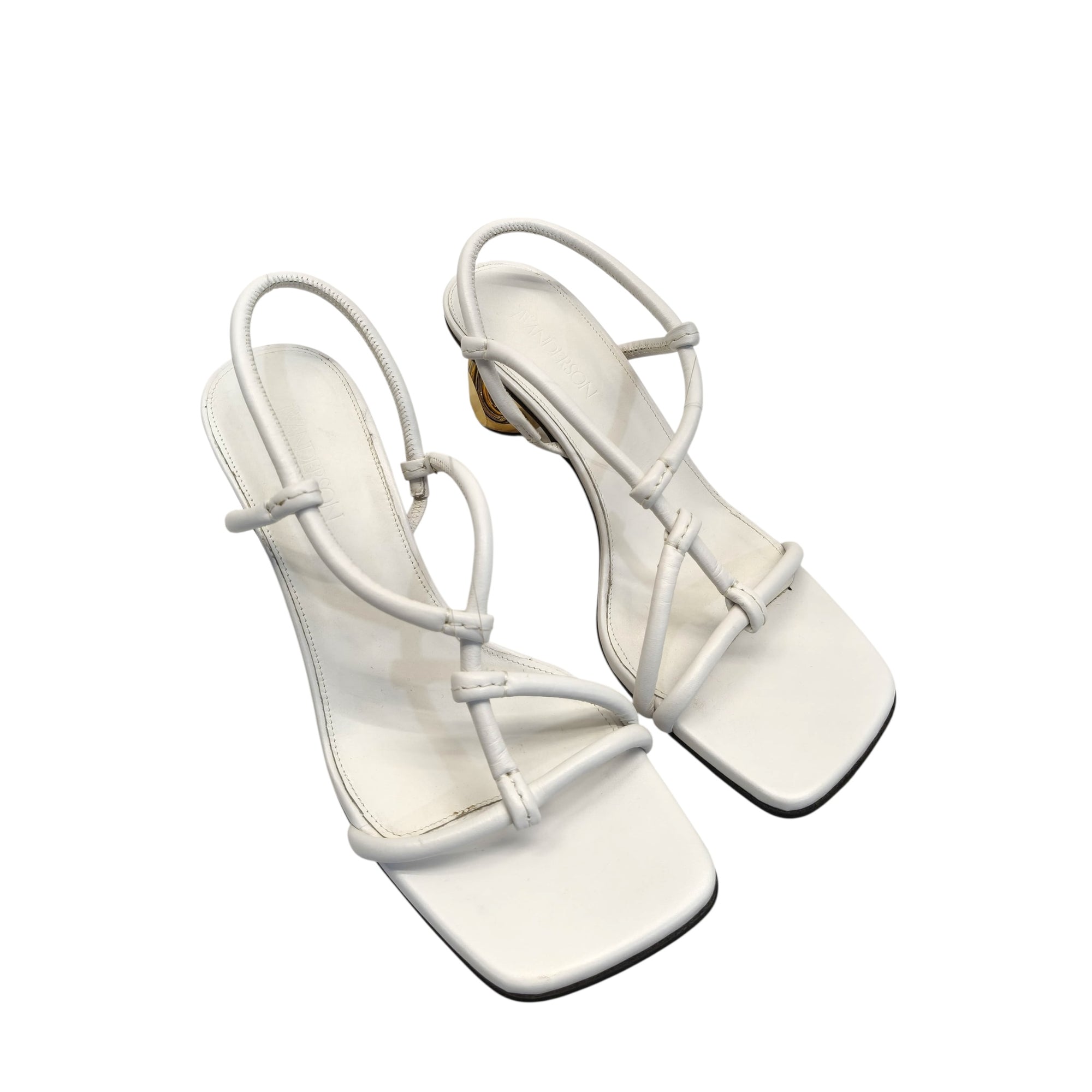 JW Anderson Chain-Heel Strappy Sandals EU 38.5