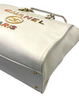 Chanel 2022 Enamel Medium Deauville Tote Bag