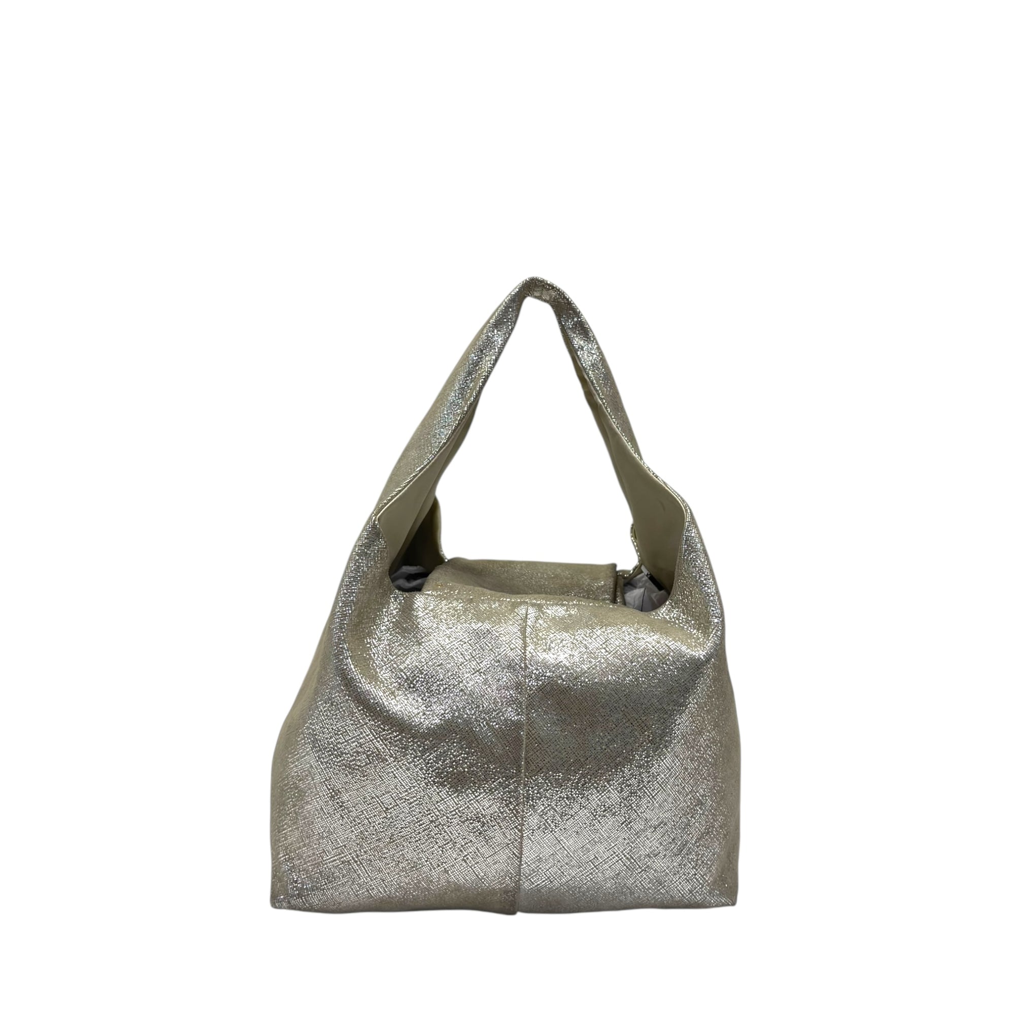 Chanel Metallic CC Hobo Bag