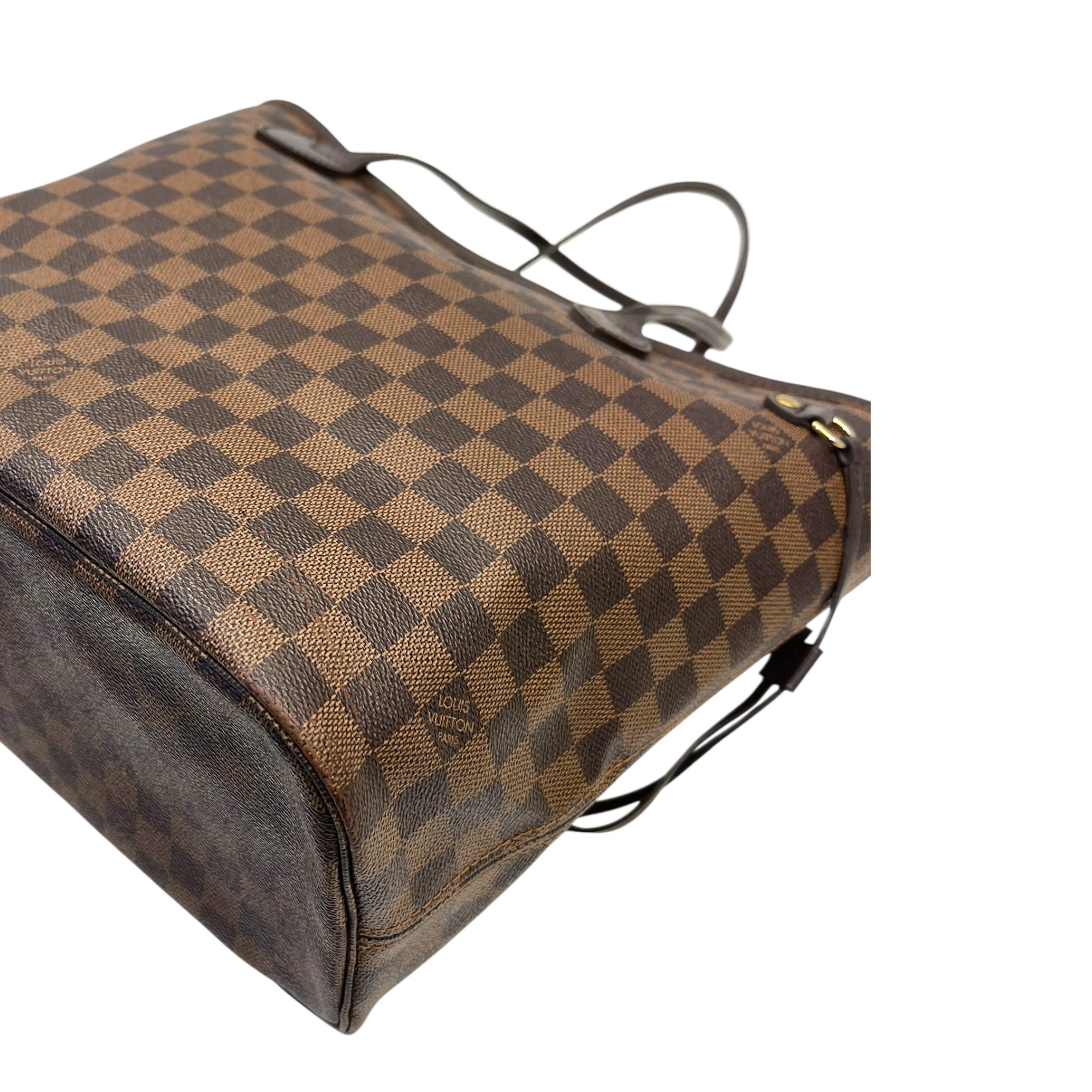 Louis Vuitton Damier Ebene Canvas Neverfull MM Bag