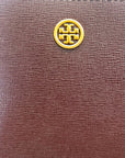 Tory Burch Burgundy Leather Emerson Tote Bag
