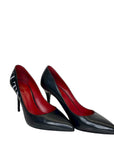 Valentino VLTN Black Leather Pumps Size EU 36.5