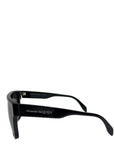 Alexander McQueen Rectangular Sunglasses in Black/Smoke