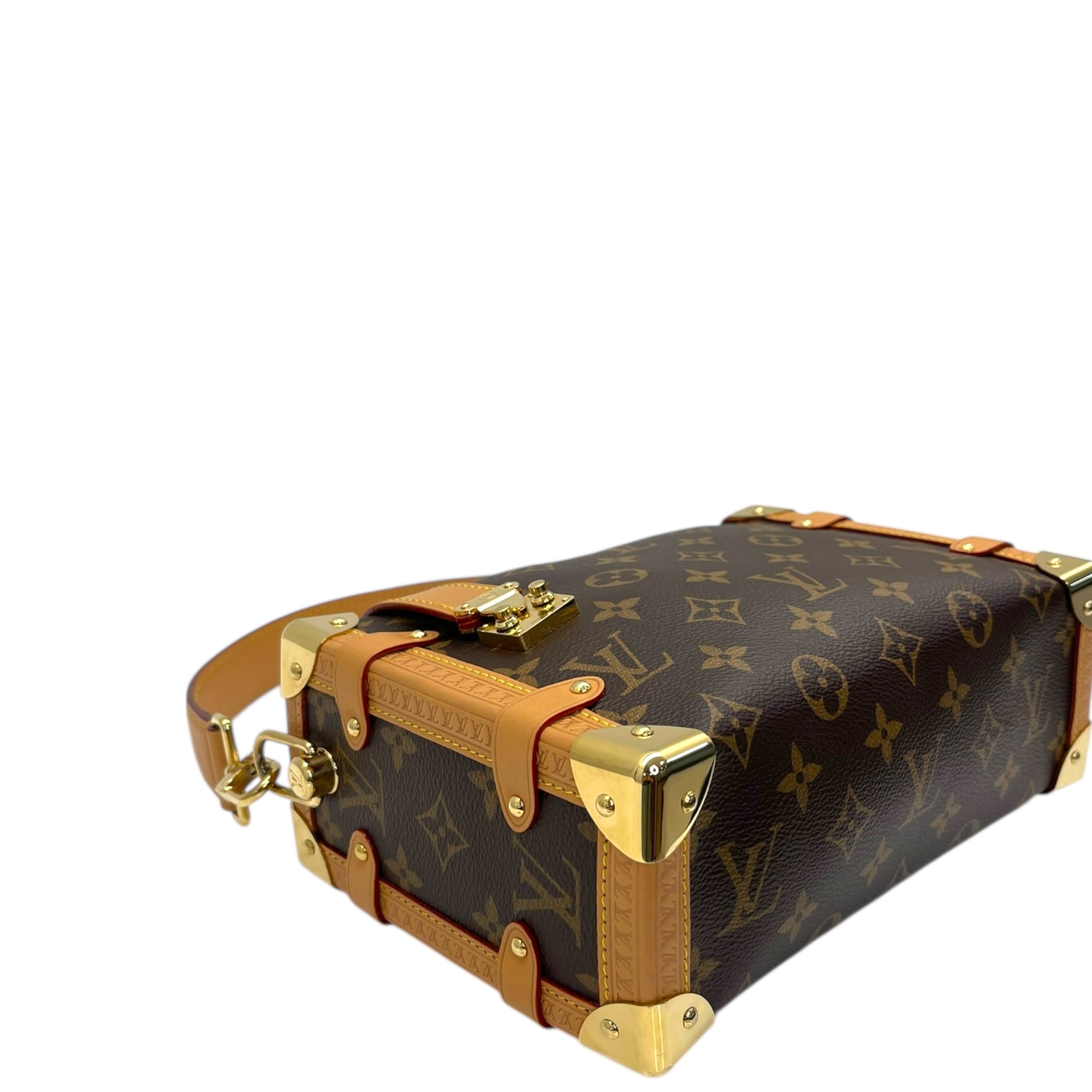 Louis Vuitton Monogram Side Trunk Handbag