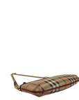 Burberry Clara Pochette Red/Beige Haymarket Check