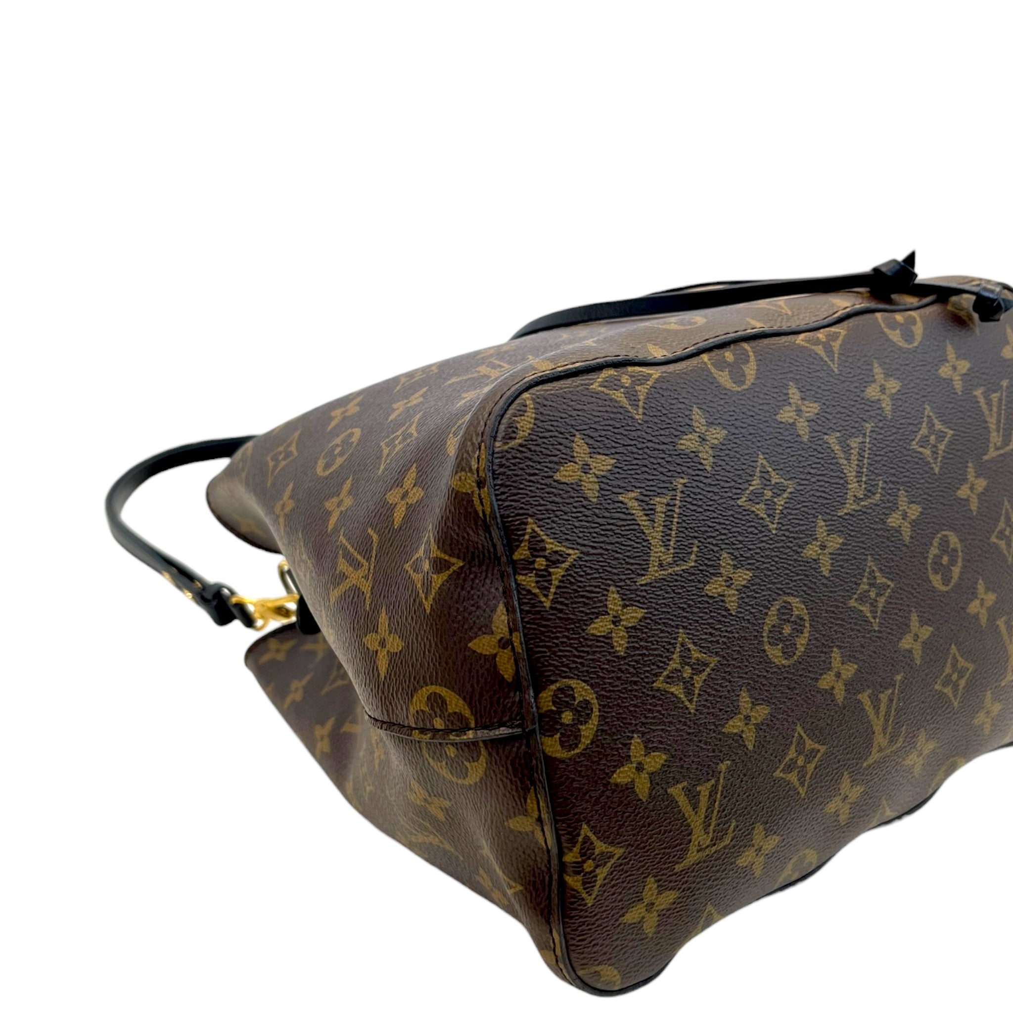 Louis Vuitton Bucket NéoNoé MM Bag Monogram/Black Leather Trim