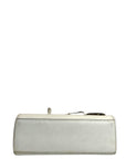 Michael Kors Ava Small White Leather Top Handle Bag