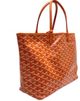 Goyard Orange Goyardine Coated Canvas St. Louis PM Tote