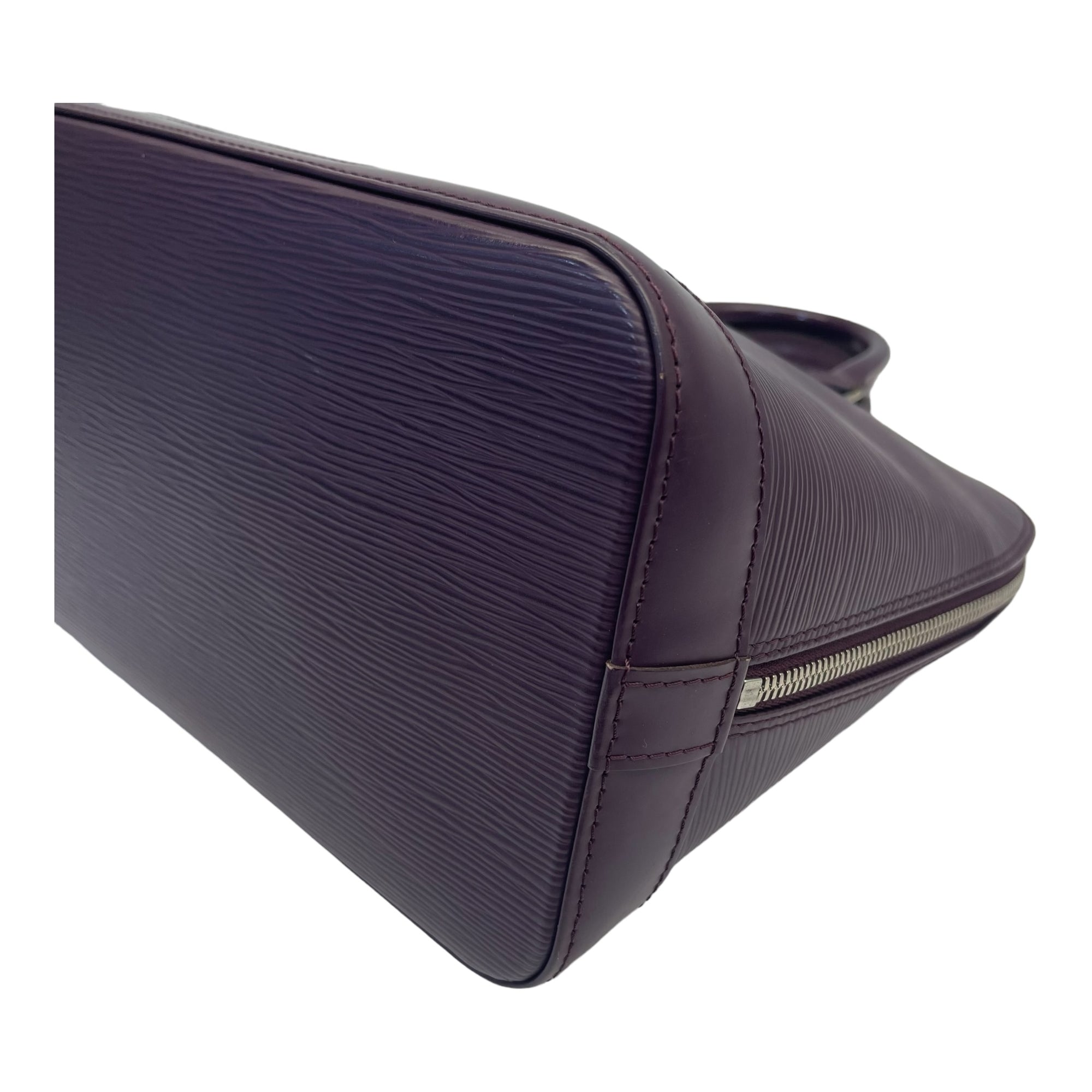 Louis Vuitton Purple Epi Leather Alma PM Bag