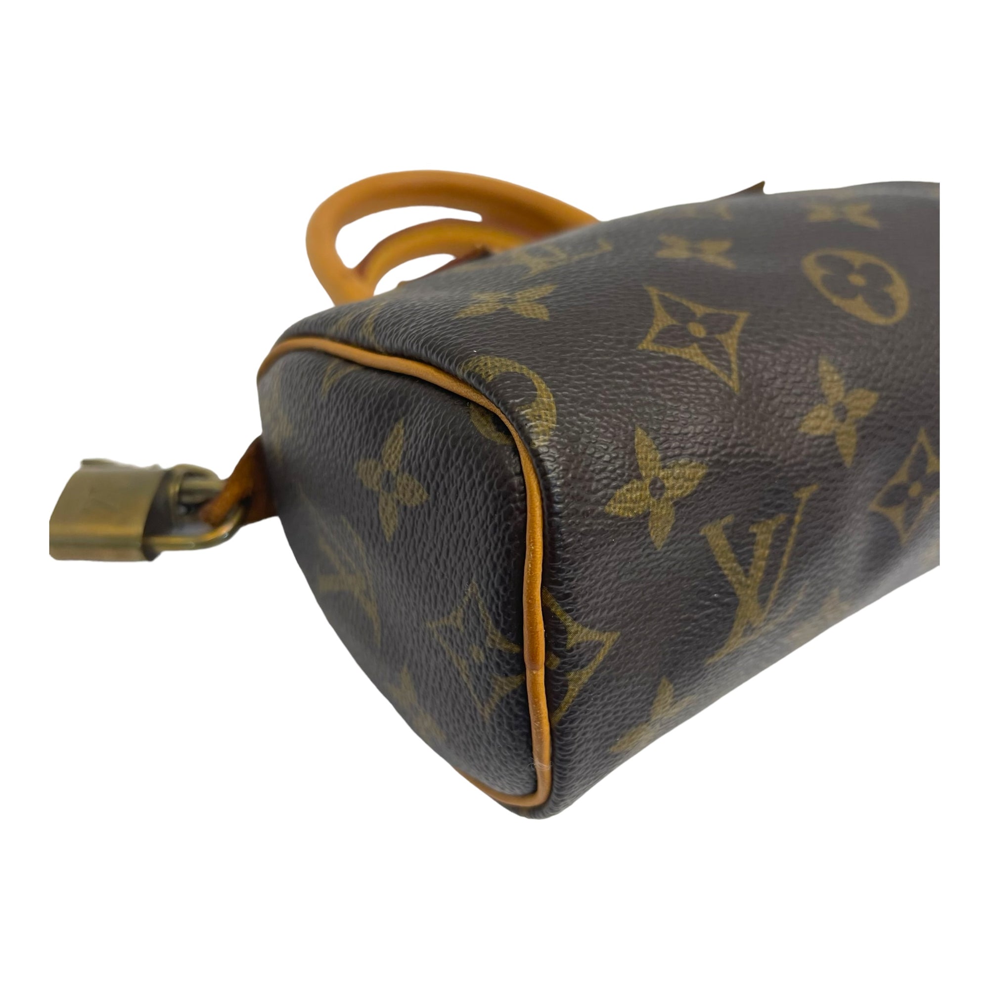 Louis Vuitton Monogram Canvas Nano Speedy Bandouliere Bag