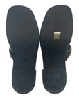Chanel Black CC Chain Slides Sandal EU 41C