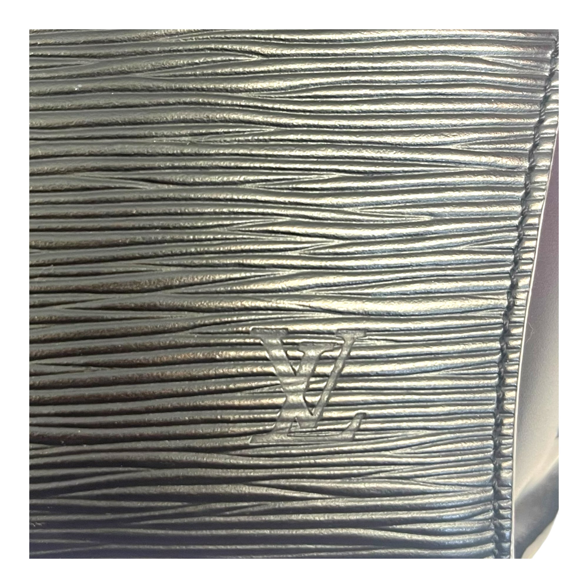 Louis Vuitton Black Leather Mabillon EPI Backpack