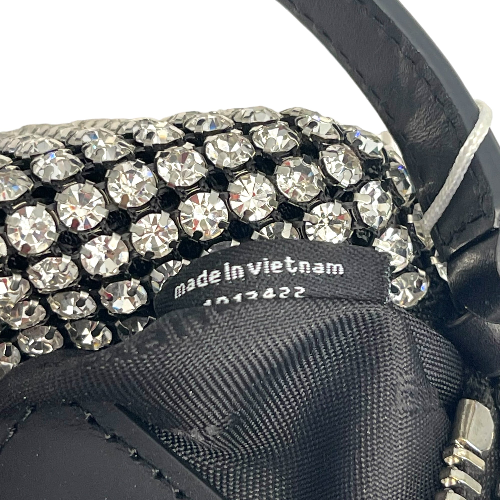 Alexander Wang Heiress Pouch In Crystal Mesh Medium