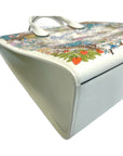Gucci Tiger Medium Tote Shanghai Savanah White Multicolor