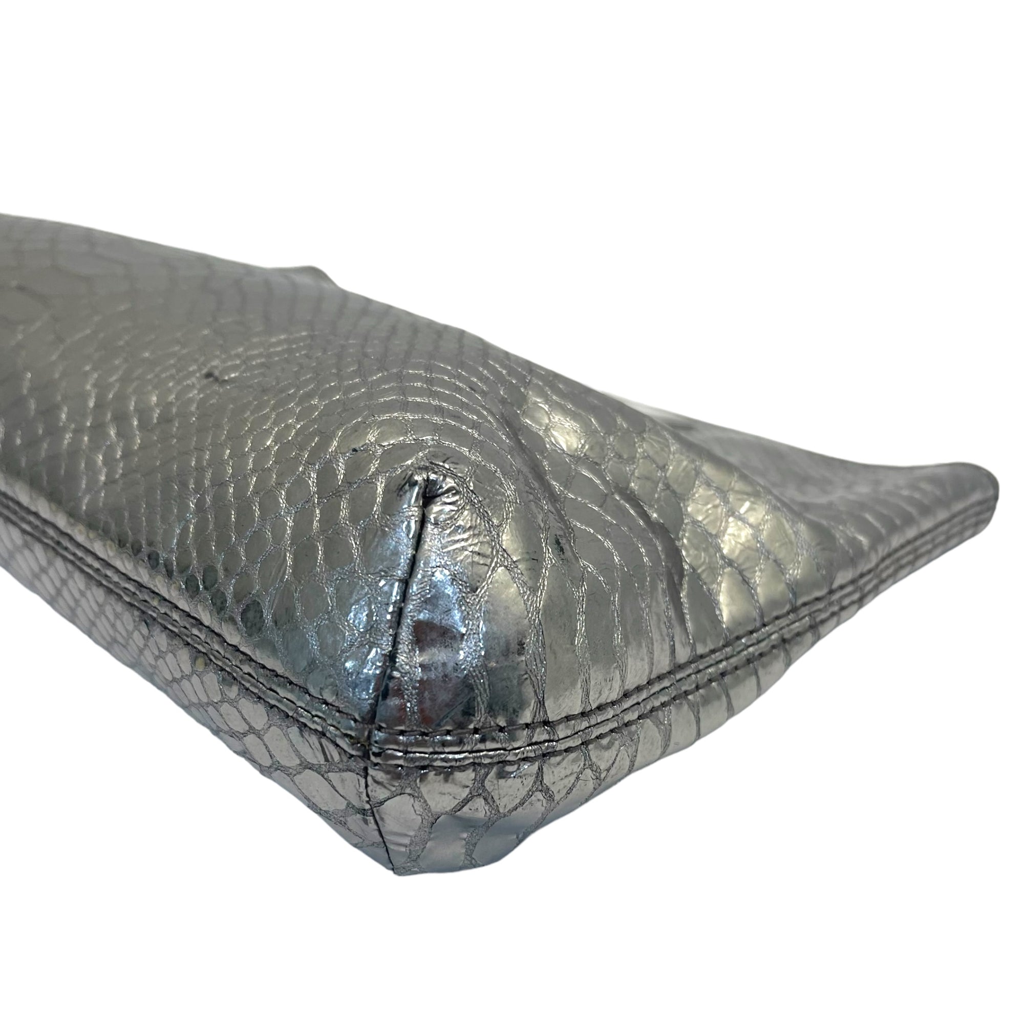 MICHAEL Michael Kors Python Embossed Leather Berkley Clutch