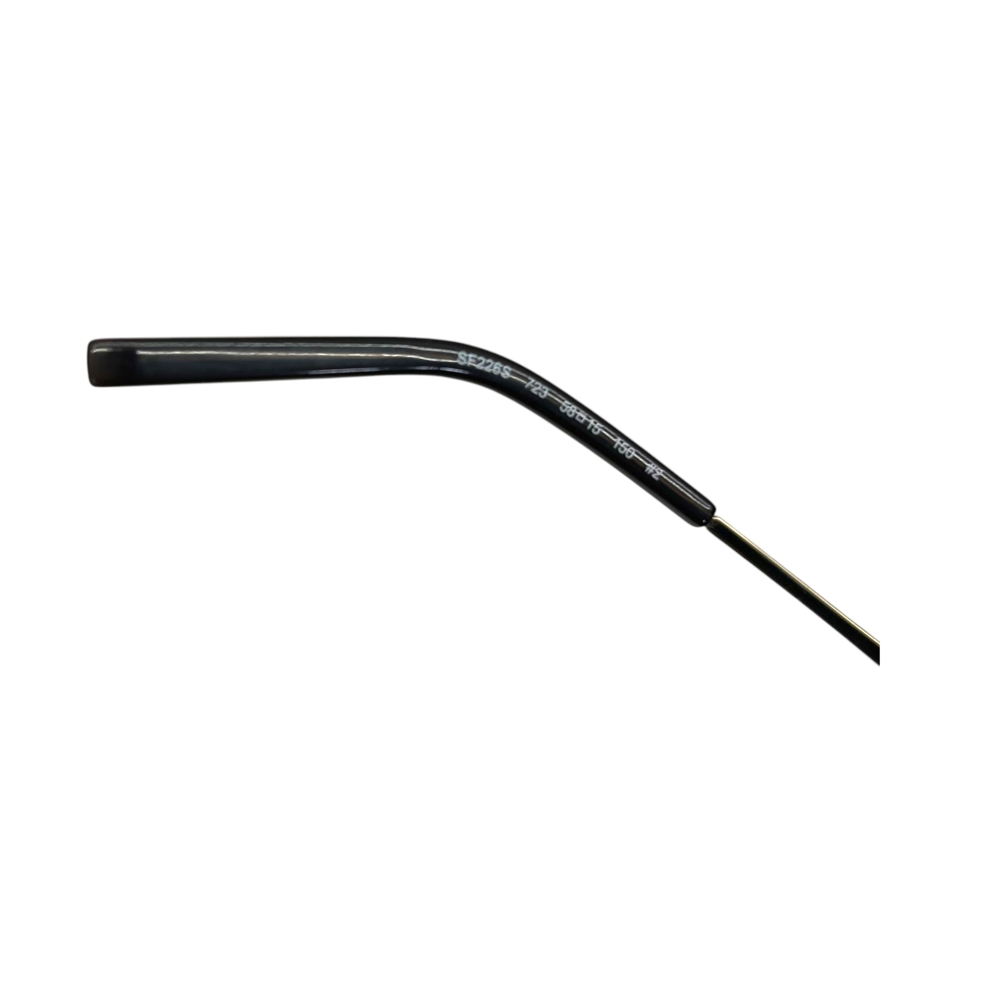 Salvatore Ferragamo Ruthenium Black Sunglasses