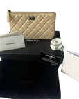 Chanel Calfskin Quilted Clutch