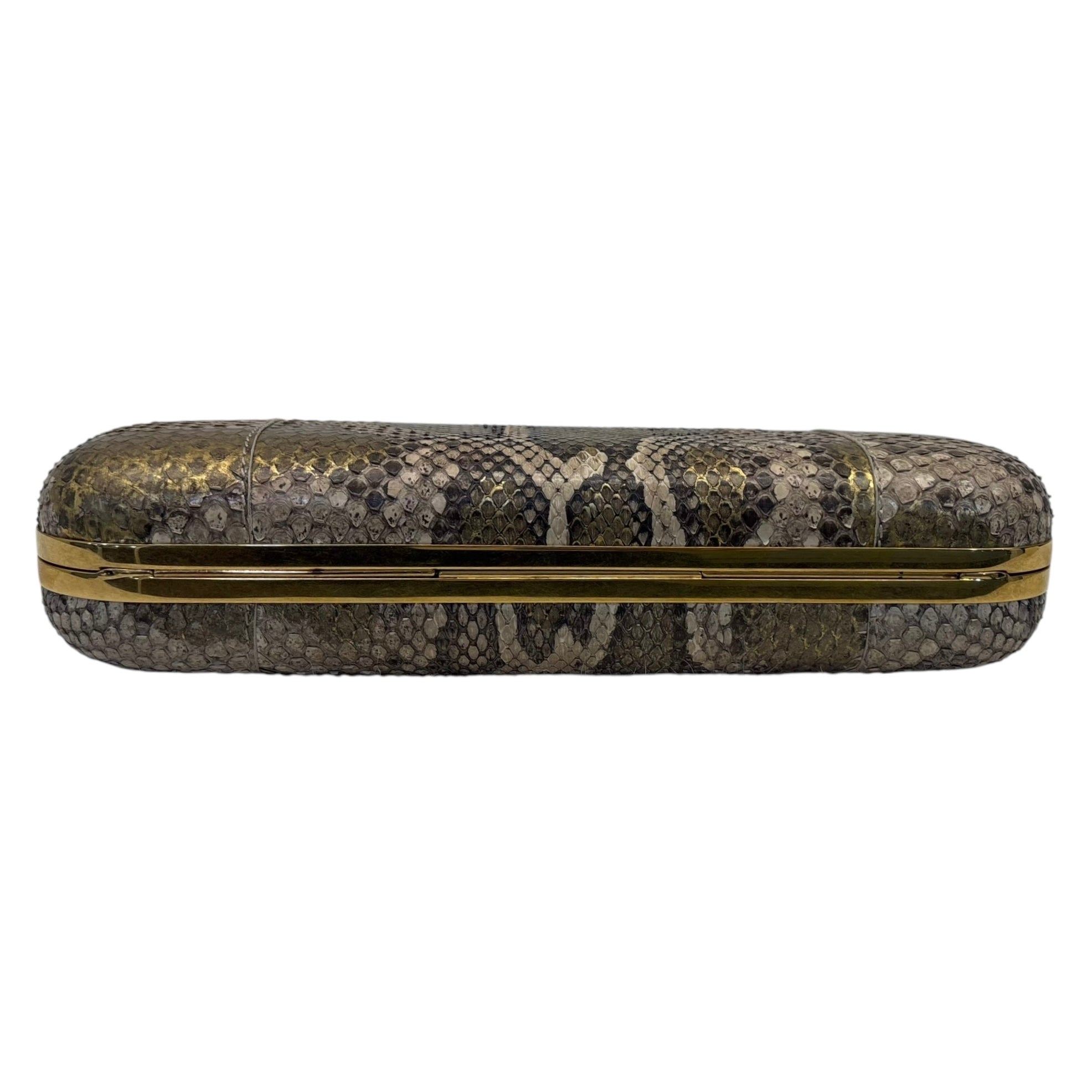 Alexander McQueen Python Knuckle Clutch