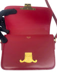 Celine Red Calfskin Leather Crossbody Bag