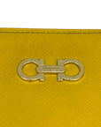 Salvatore Ferragamo Yellow Saffiano Leather Darina