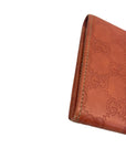 Gucci Continental Wallet in Orange Leather