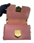 Jimmy Choo Pink Leather Lockett City Shoulder Bag
