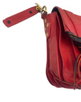 Proenza Schouler Mandarin Red Leather Fringe PS1 Tiny Bag