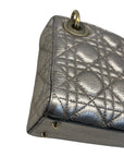 Christian Dior Mini Lady Dior Metallic Cannage Bag