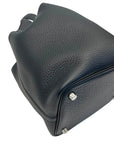 Hermes Picotin Lock 18 Black Clemence Palladium Hardware