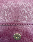Valentino Rubin Grainy Leather Rockstud Crossbody Bag