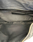 Alexander McQueen Black Croc Embossed Patent Leather