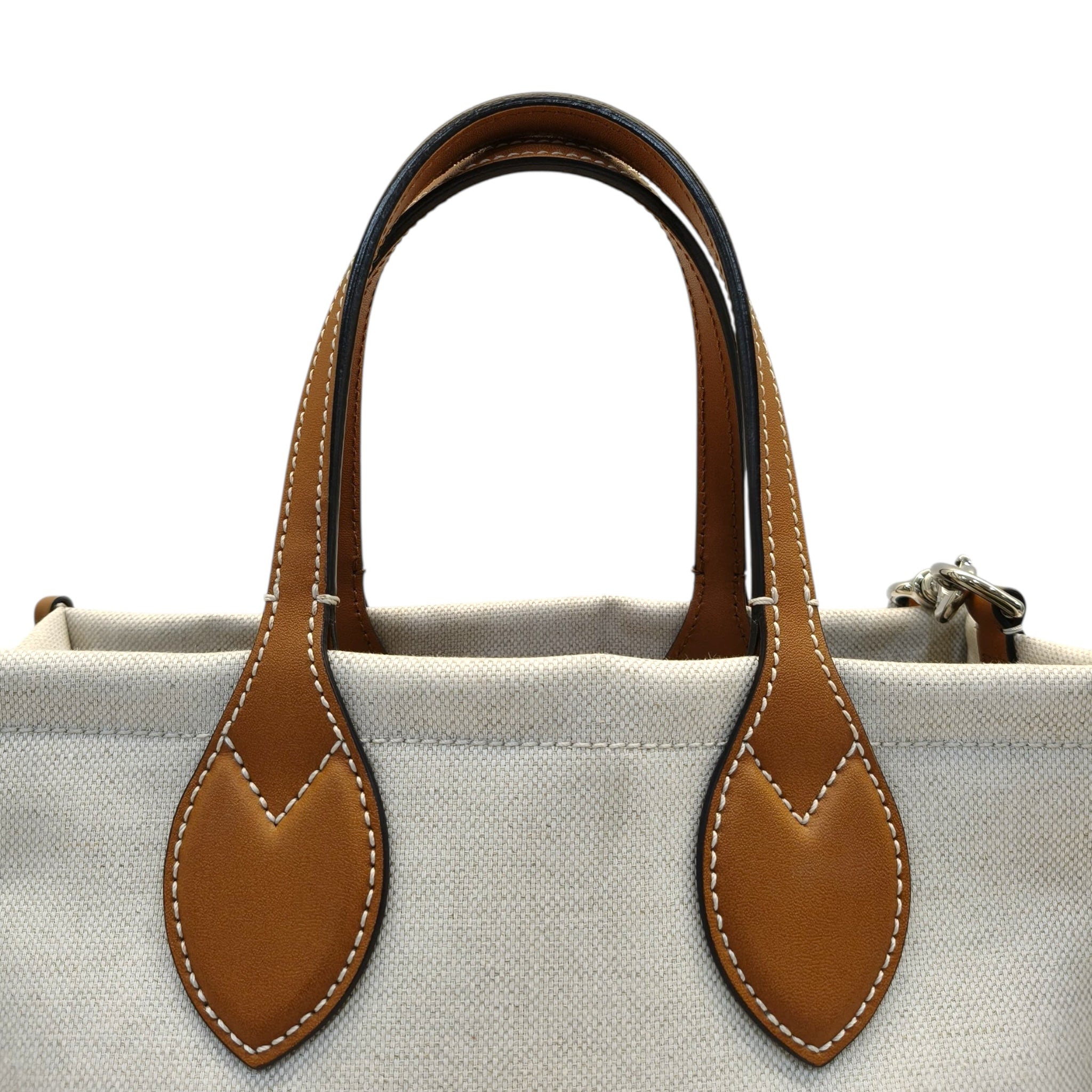 Gucci Mini Tote Bag With Gucci Print Beige Brown