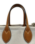 Gucci Mini Tote Bag With Gucci Print Beige Brown