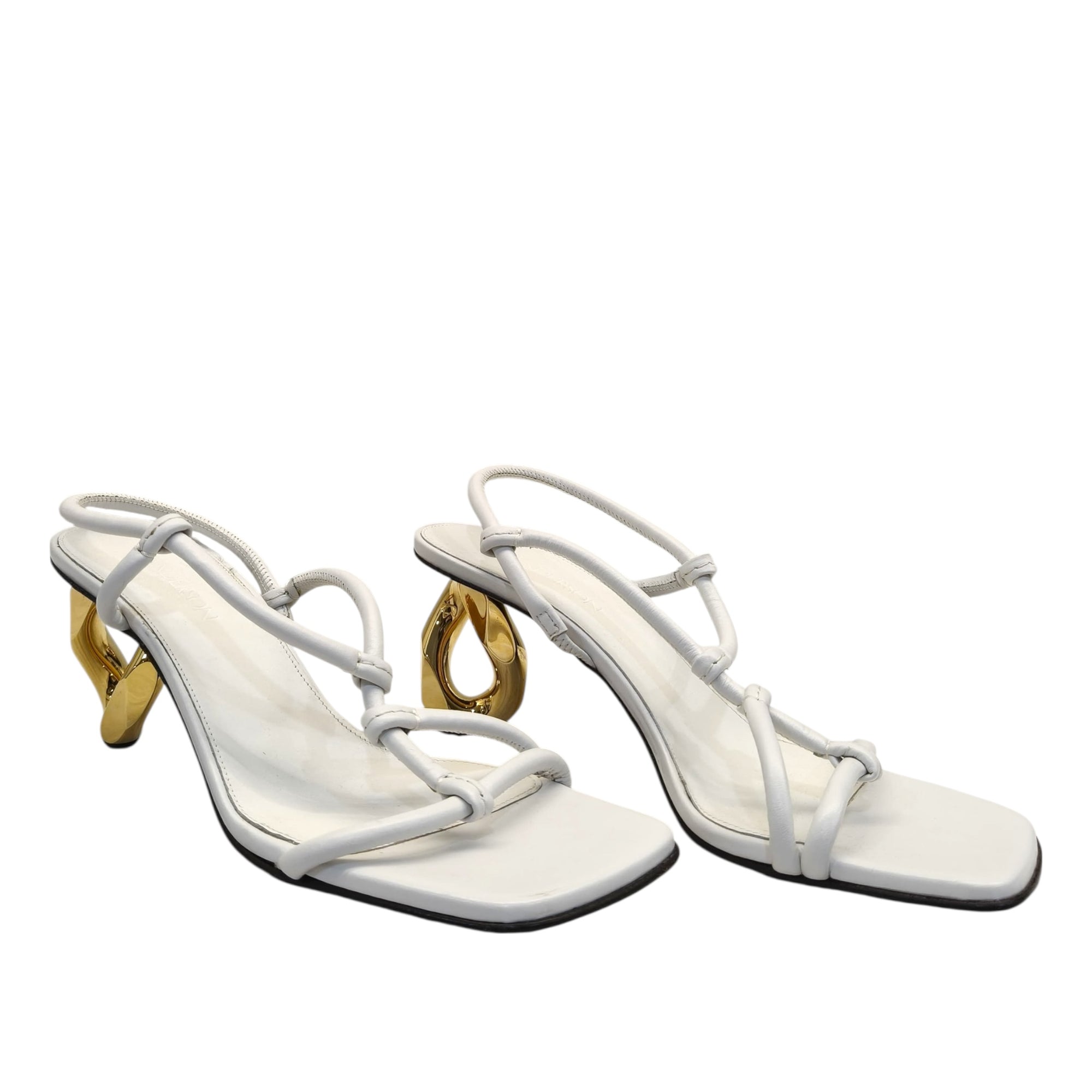 JW Anderson Chain-Heel Strappy Sandals EU 38.5