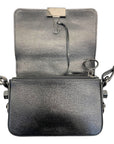 Off-White Binder Clip Diag Black/ White/ Yellow Leather Crossbody Bag