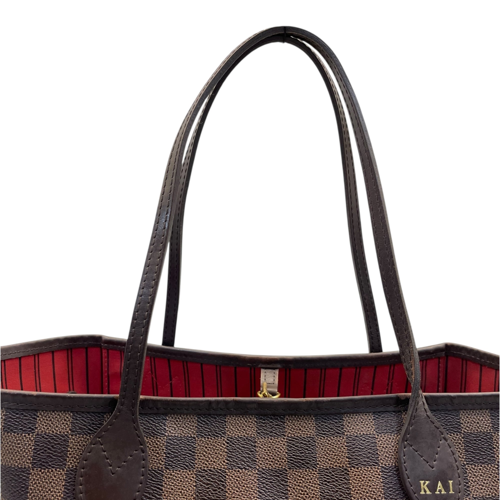 Louis Vuitton Damier Ebene Canvas Neverfull MM Bag