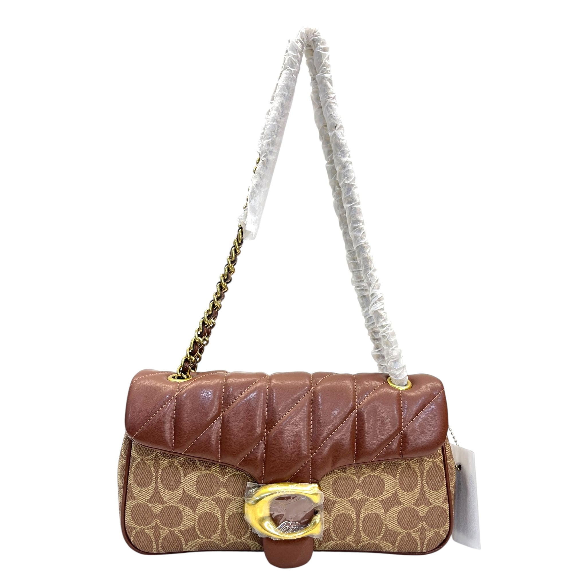 Coach Tabby Shoulder Bag 26 in Signature Canvas With Quilting